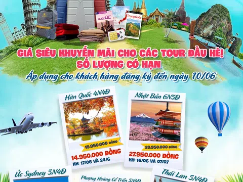 Chào Hè Sang Giá Sập Sàn cùng với Golden Smile Travel