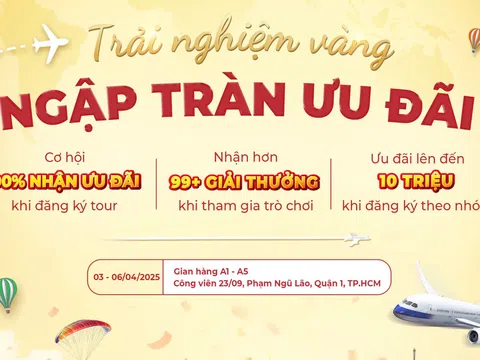 Ngày hội Du Lịch TP.HCM 2025  |  Tham gia nhận quà tặng từ Golden Smile Travel