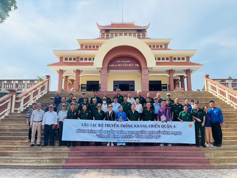 ĐOÀN CÂU LẠC BỘ TRUYỀN THỐNG KHÁNG CHIẾN QUẬN 4 – 1 NGÀY VỀ NGUỒN THĂM KHU DI TÍCH CÁCH MẠNG LONG AN