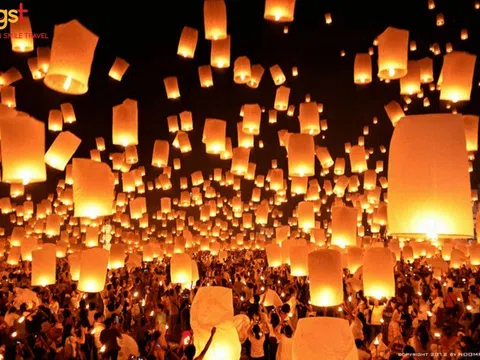 Lễ Hội Loy Krathong (Hội Hoa Đăng) | Lễ Hội Thả Đèn Trời Đặc Sắc Tại Thái Lan